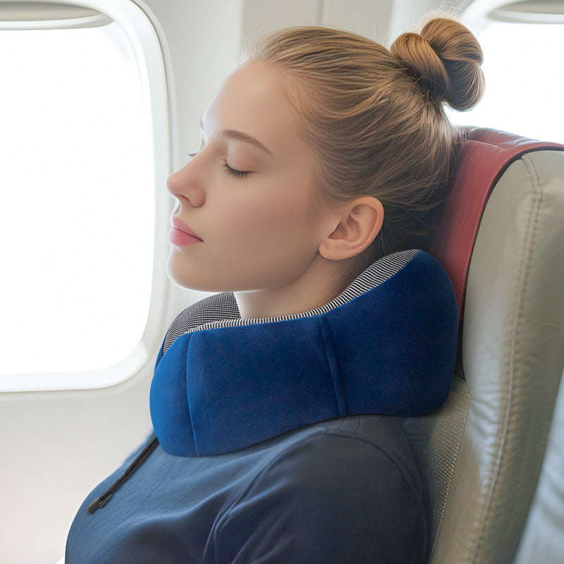 U-Shaped Pillow Neck Pillow Memory Foam Travel Pillow Neck Pillow Event Gift Custom Logo Ready Stock Wholesale Dropshipping - image 2