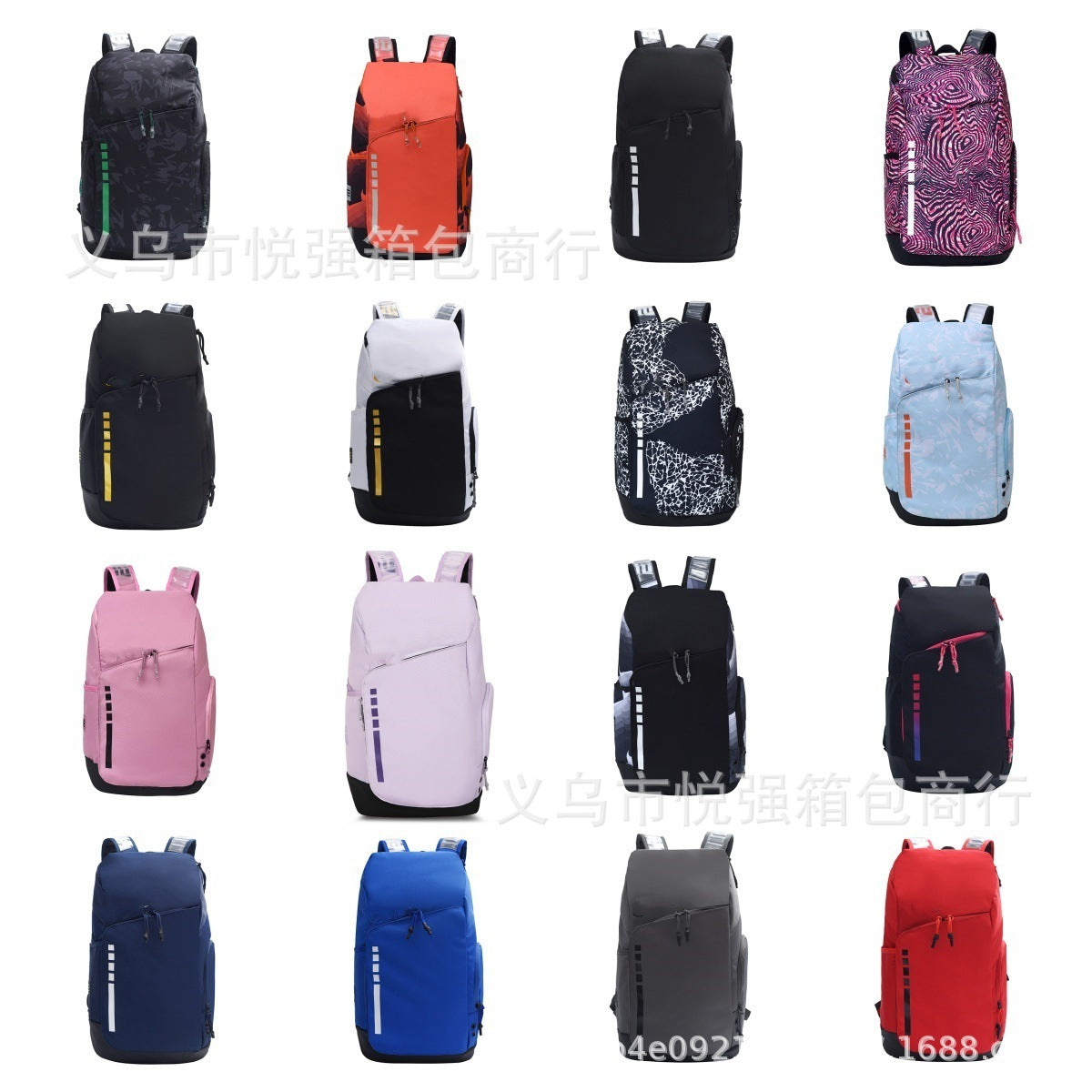 Sports Basketball Elite Bag Air Cushion Backpack Student Computer School Bag Men and Women Dx9786 Mountaineering Travel Backpack - image 2