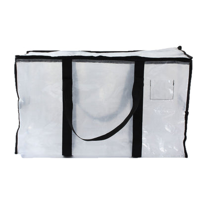 Amazon Foldable Storage Bag Home Fully Transparent Cotton Quilt Moving Packing Bag Large Capacity Clothes Organizing Bag - image 5