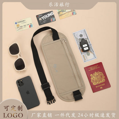 Anti-Theft Bag, Personal Waist Bag, Overseas Travel 2025 New Sports European Women's Invisible Passport Bag, Anti-Theft Small Bag - image 2