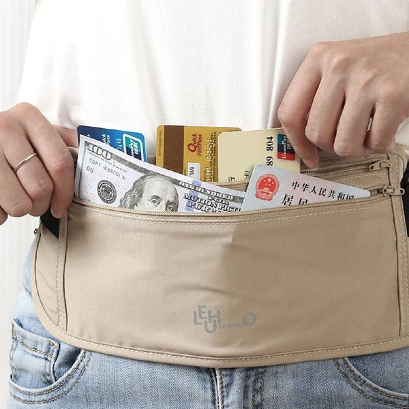 Anti-Theft Bag, Personal Waist Bag, Overseas Travel 2025 New Sports European Women's Invisible Passport Bag, Anti-Theft Small Bag - image 3