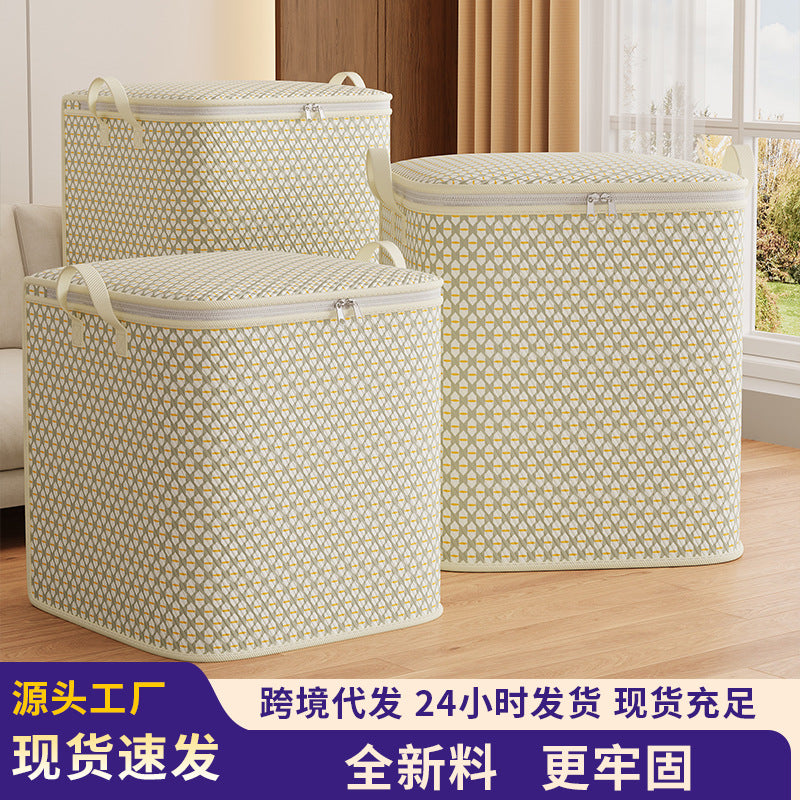 Packing Clothing Moving Bag Organizing Storage Box Clothing Bag Large Capacity Quilt Storage Quilt Storage Bag Moisture-Proof - image 1