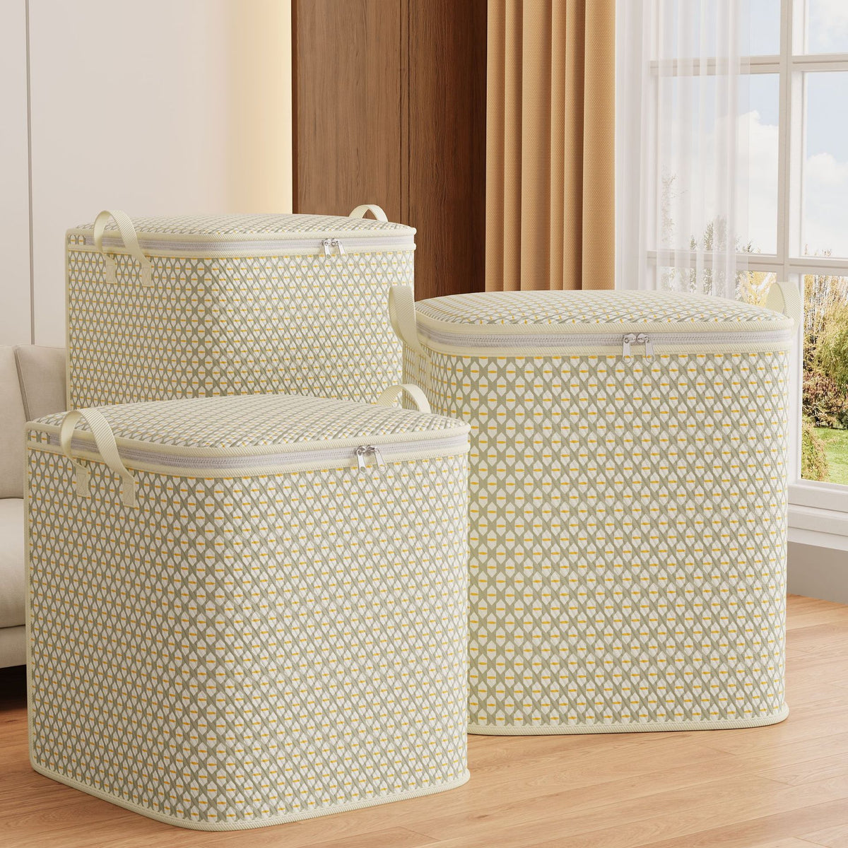 Packing Clothing Moving Bag Organizing Storage Box Clothing Bag Large Capacity Quilt Storage Quilt Storage Bag Moisture-Proof - image 3