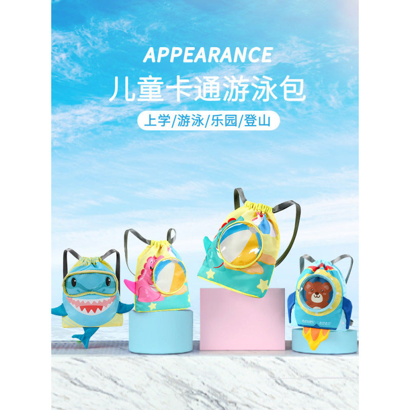Children's Swimming Storage Toiletry Bag Dry and Wet Separation Sports Bag Swimming Bag Women's Waterproof Backpack Beach Bag Men's - image 2
