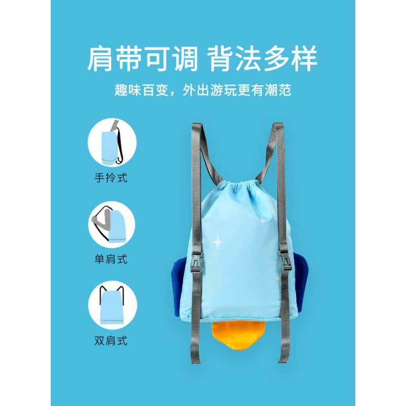 Children's Swimming Storage Toiletry Bag Dry and Wet Separation Sports Bag Swimming Bag Women's Waterproof Backpack Beach Bag Men's - image 3