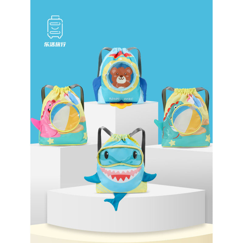 Children's Swimming Storage Toiletry Bag Dry and Wet Separation Sports Bag Swimming Bag Women's Waterproof Backpack Beach Bag Men's - image 5