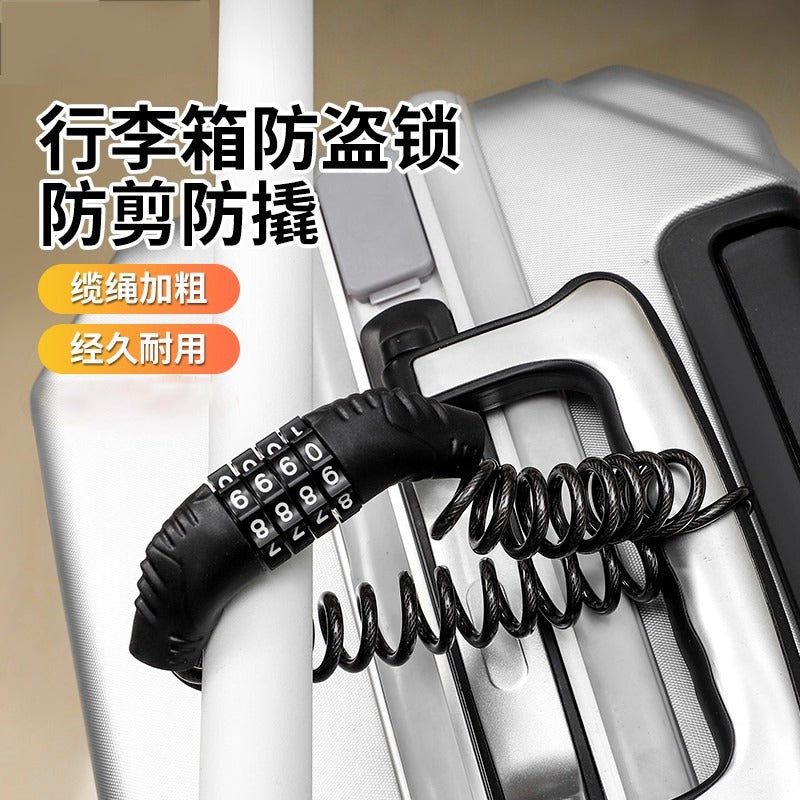 Suitcase Anti-Lost Password Lock Outdoor Travel Train Suitable for Security Anti-Theft Anti-Rust Portable Lock Padlock - image 1