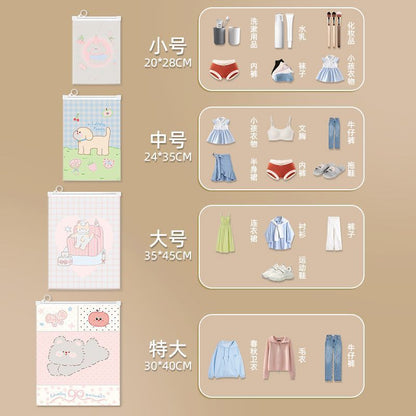 Travel Storage Bag, Clothes Pull-Tab Sealed Bag, Intimates, Shoes, Dust Bag, Portable Suitcase Organizing Bag - image 4