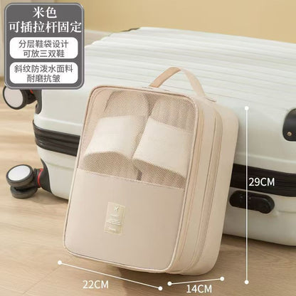 Shoe Storage Bag, Twill Fabric Travel Tote, Large Capacity Shoe Box, Insertable into Trolley Case, Storage Bag, Suitcase, Travel Bag - image 4