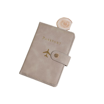 Leather Multi-Card Slot Passport Protection Set, Customized Logo Passport Holder, Pure Color Carry-On Cosmetics Bag, Multi-Functional Card Holder - image 5