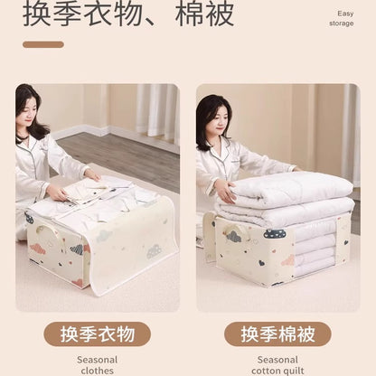 Non-Woven Moving Packing Bags, Multi-Functional Dust-Proof and Moisture-Proof Visible Storage Boxes, Clothing and Luggage Storage Bags - image 2