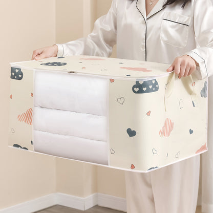 Non-Woven Moving Packing Bags, Multi-Functional Dust-Proof and Moisture-Proof Visible Storage Boxes, Clothing and Luggage Storage Bags - image 3
