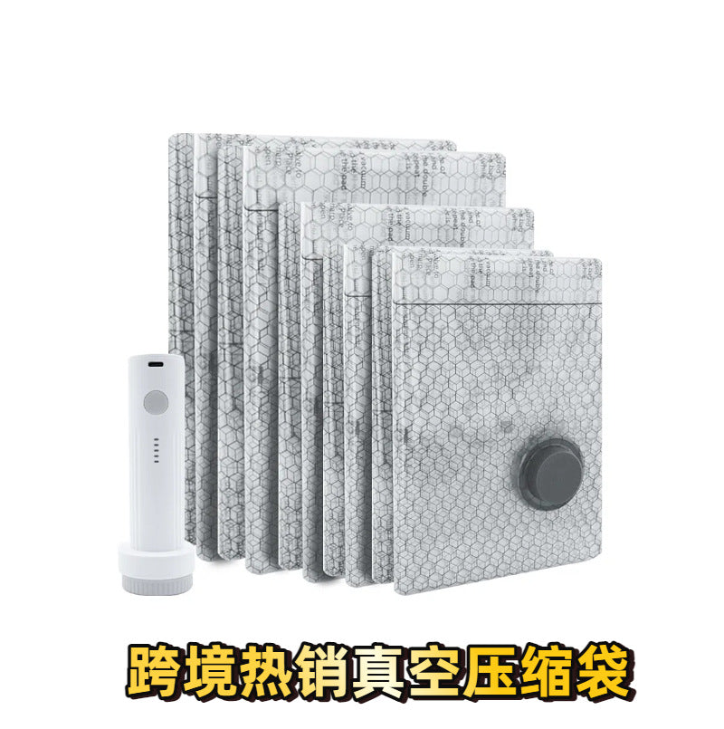 Carefully Selected Cross-Border Amazon Vacuum Compression Bag Storage Bag Travel Set Vacuum Clothing Special Bag - image 1