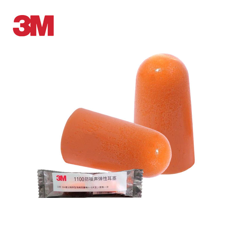 1100 Anti-Noise Soundproof Elastic Earplugs for Sleep with Cord 1110 Lightweight Portable Travel Silent Aviation Wholesale - image 2