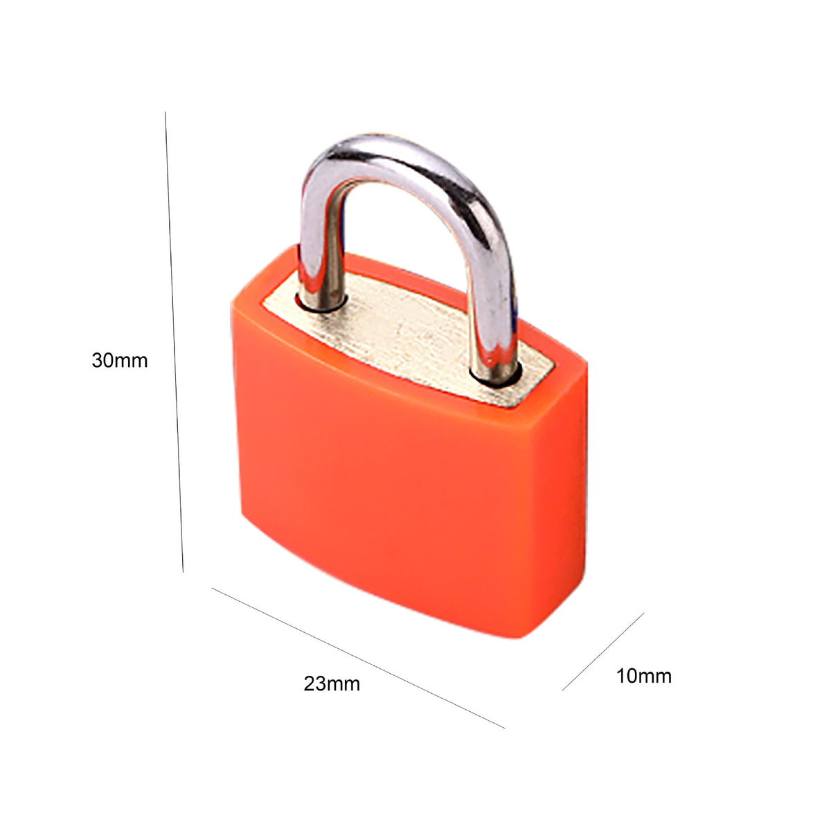 Colorful Small Padlock for Luggage, Bags, and Cabinets; Student Dormitory Lock; Portable Travel Lock; Cross-Border Dropshipping Copper Core Padlock - image 2