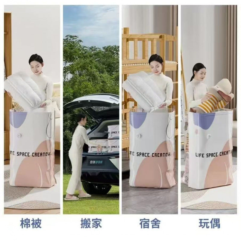 Colorful Three-Dimensional Pump-Free Compression Bag, Thickeneded Vacuum Bag, Quilt, Clothes Storage Bag, down Jacket, Seasonal Moving Bag - image 4