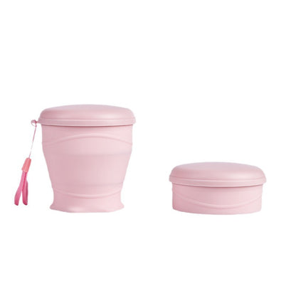 Summer Portable Foldable Silicone Water Cup Outdoor Portable Camping Tea Cup Travel Food Grade Mouthwash Cup - image 5