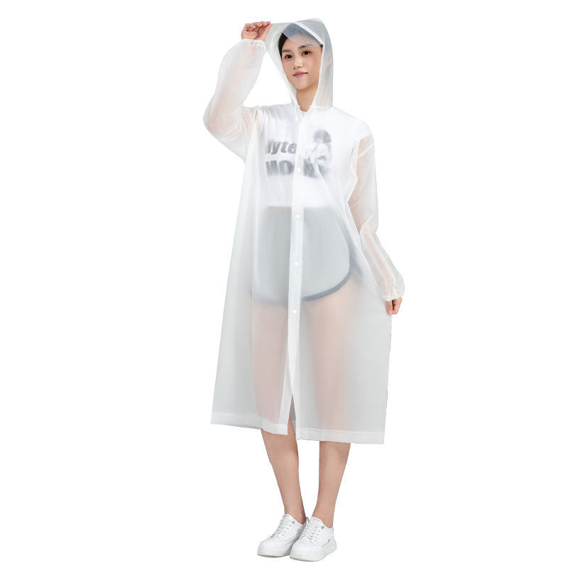 Raincoat Long Full-Body Rainproof Disposable Adult Thickened Outer Wear Mountaineering Travel Single Poncho Outdoor Portable - image 5