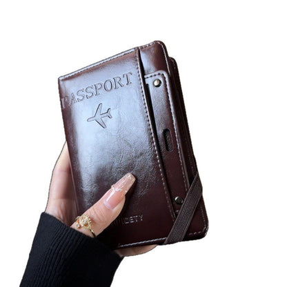 Multifunctional Passport Holder, Card Holder, Document Organizer, Boarding Pass Organizer, Ticket Holder, Wallet All-In-One for Women When Traveling Abroad - image 5