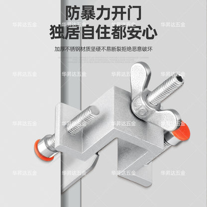 Door Stopper Without Drilling, Convenient Hotel Anti-Theft Device, Door Stopper, Door Blocker, Travel Room Door Lock - image 3