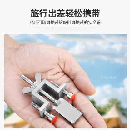 Door Stopper Without Drilling, Convenient Hotel Anti-Theft Device, Door Stopper, Door Blocker, Travel Room Door Lock - image 4