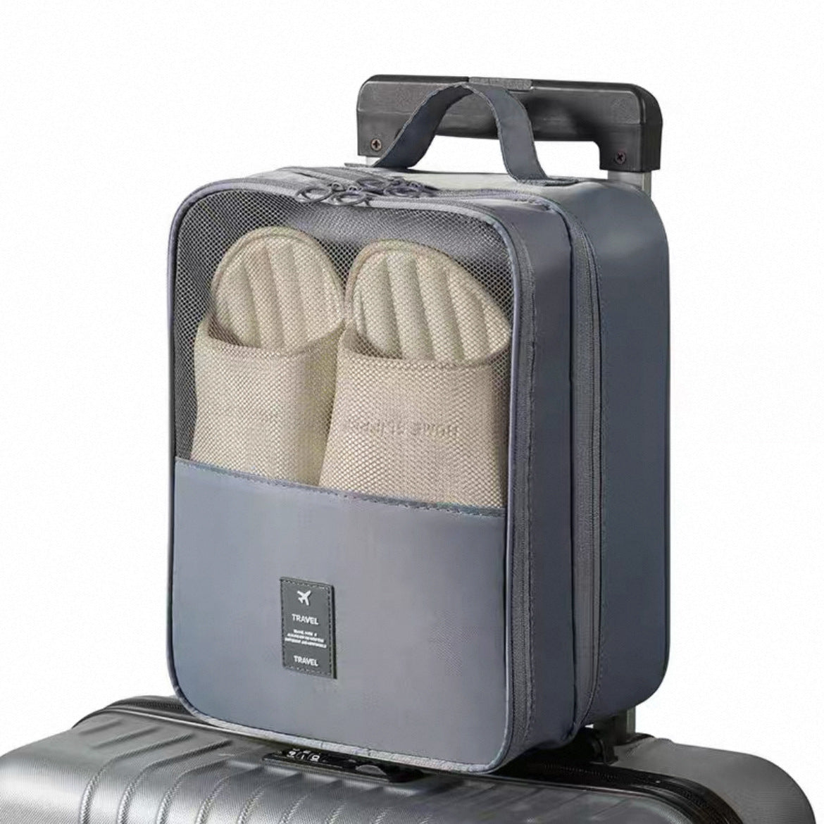 Shoe Bag Travel Storage Three-Layer Shoe Bag Portable Business Trip Travel Storage Shoe Bag Shoe Travel Storage Artifact - image 5