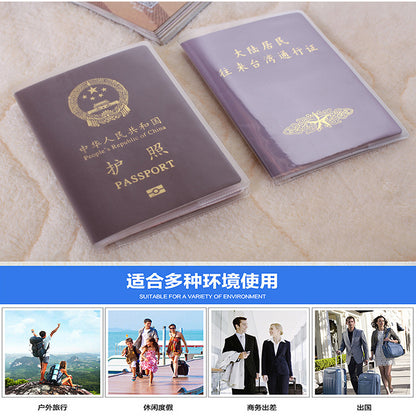 Passport Holder, Passport Cover, Travel Passport Holder, Document Bag, Frosted Transparent Passport Cover, Document Passport Protective Cover - image 4
