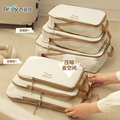 Baicaoyuan Travel Storage Bag, Packing Bag, Luggage Compressible Organizer for Clothes, Underwear, and Shoes - image 1