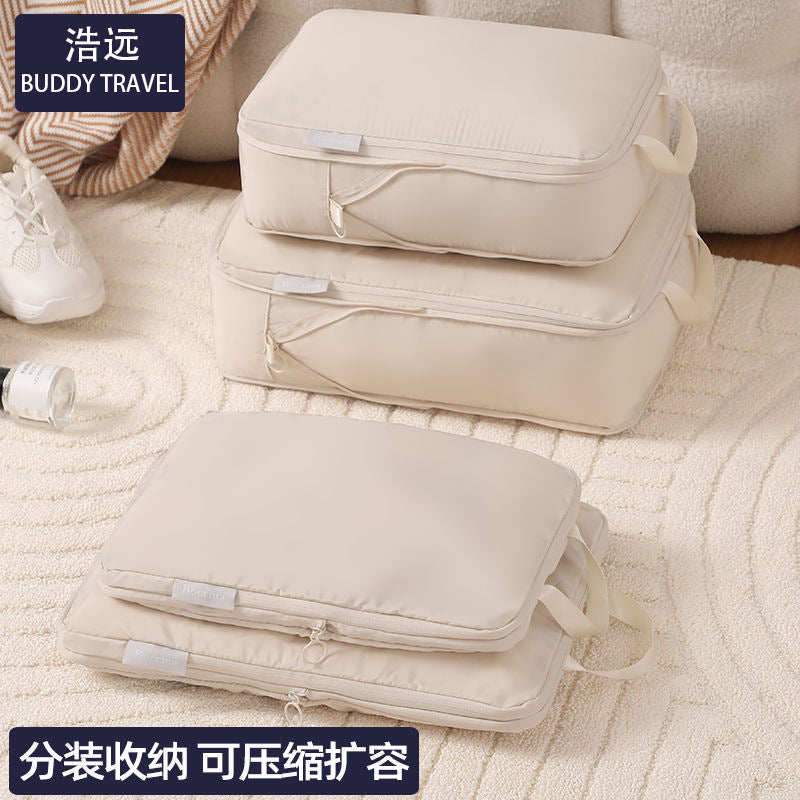 Travel Storage Bag Can Be Compressed to Hold Six Pieces of Clothing, Underwear, Shoes, Socks, and Can Be Used to Organize Luggage Bags for Wholesale - image 4