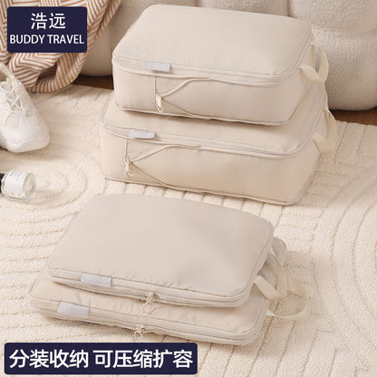 Travel Storage Bag Can Be Compressed to Hold Six Pieces of Clothing, Underwear, Shoes, Socks, and Can Be Used to Organize Luggage Bags for Wholesale - image 4