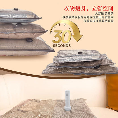 Cross-Border Amazon Travel Vacuum Compression Bag Suitcase Special Vacuum Storage Bag Set Clothing Clothing Seal - image 3
