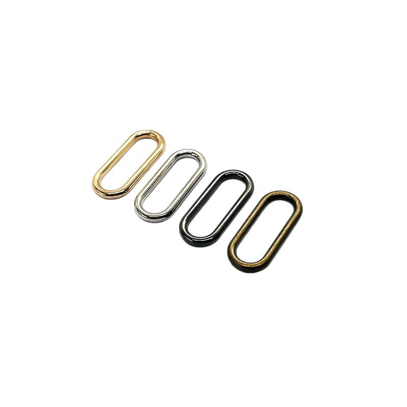 Oval Alloy Closed Ring Buckle Shoe Luggage Hardware Accessories U-Shaped Egg Buckle Oval Ring Buckle Handbag Adjustment Buckle - image 5