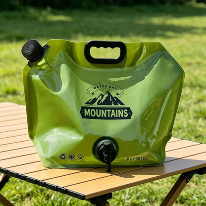Cross-Border Outdoor Portable Folding Water Bag for Mountaineering, Travel, Camping, Soft Water Storage Bag, Water Carrying Bag, Large Capacity Water Storage Ba - image 3