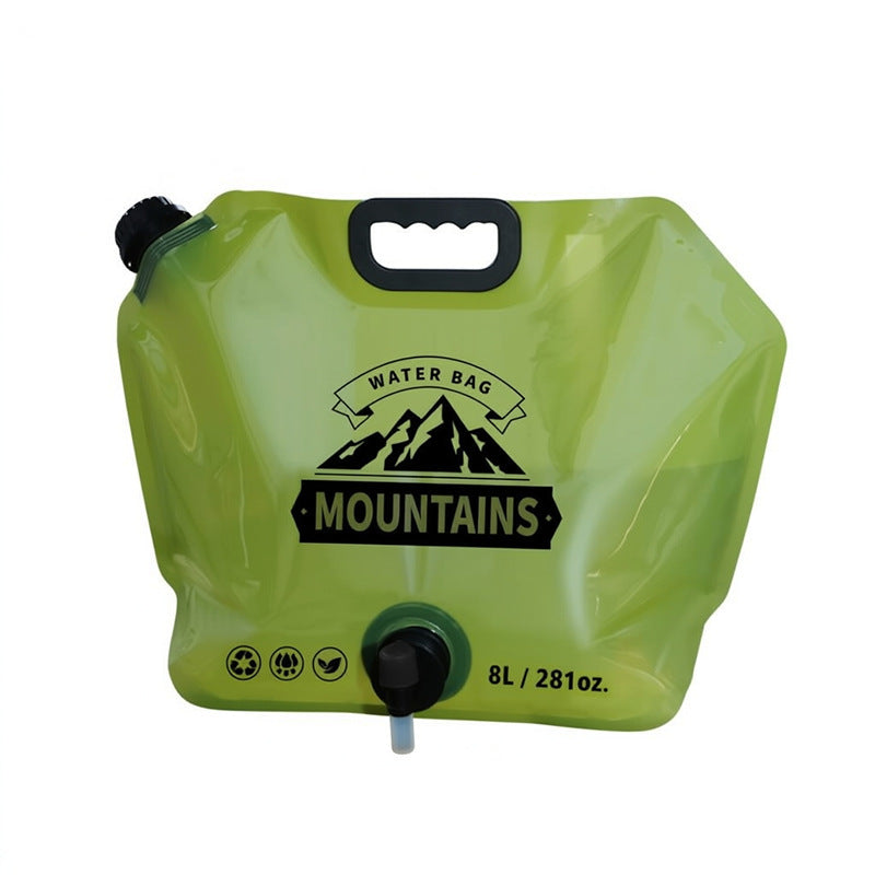 Cross-Border Outdoor Portable Folding Water Bag for Mountaineering, Travel, Camping, Soft Water Storage Bag, Water Carrying Bag, Large Capacity Water Storage Ba - image 5