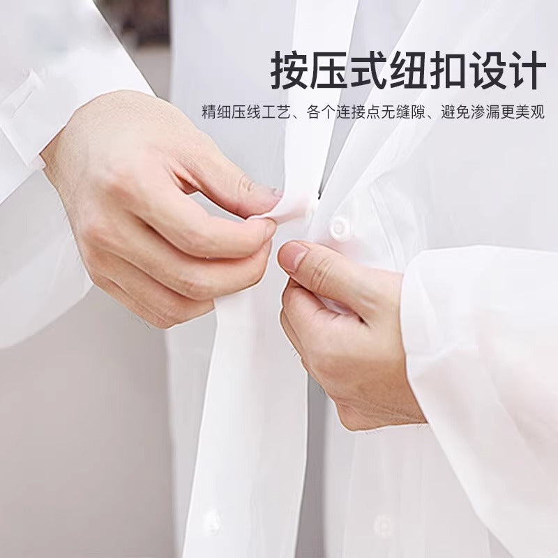 Manufacturer's Ready-Made Eva Non-Disposable Raincoat Adult One-Size-Fits-All Long Concert Travel Portable Thickeneded Poncho - image 4