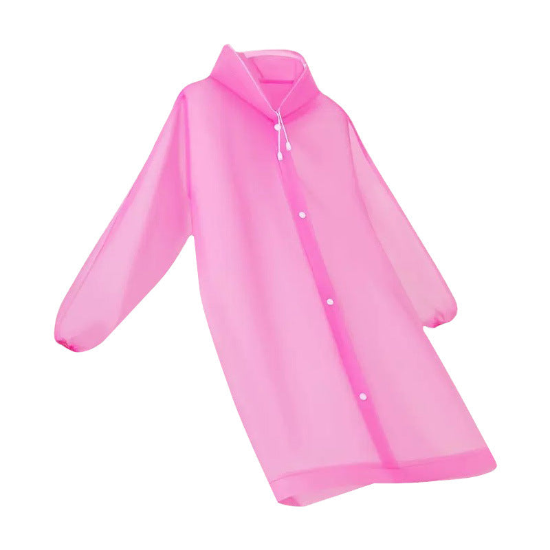 Manufacturer's Ready-Made Eva Non-Disposable Raincoat Adult One-Size-Fits-All Long Concert Travel Portable Thickeneded Poncho - image 5