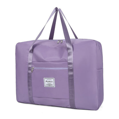 New Large-Capacity Travel Storage Bag Short-Distance Luggage Bag Trolley Portable Women's Foldable Travel Storage Bag - image 2