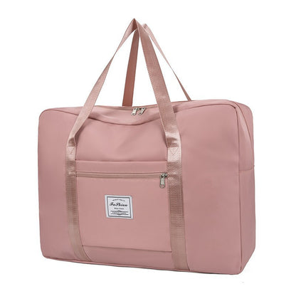 New Large-Capacity Travel Storage Bag Short-Distance Luggage Bag Trolley Portable Women's Foldable Travel Storage Bag - image 5