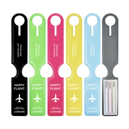 Cross-Border Pvc Hot-Pressed Luggage Tag Travel Luggage Tag Anti-Loss Aircraft Check-In Boarding Pass Luggage Tag - image 5