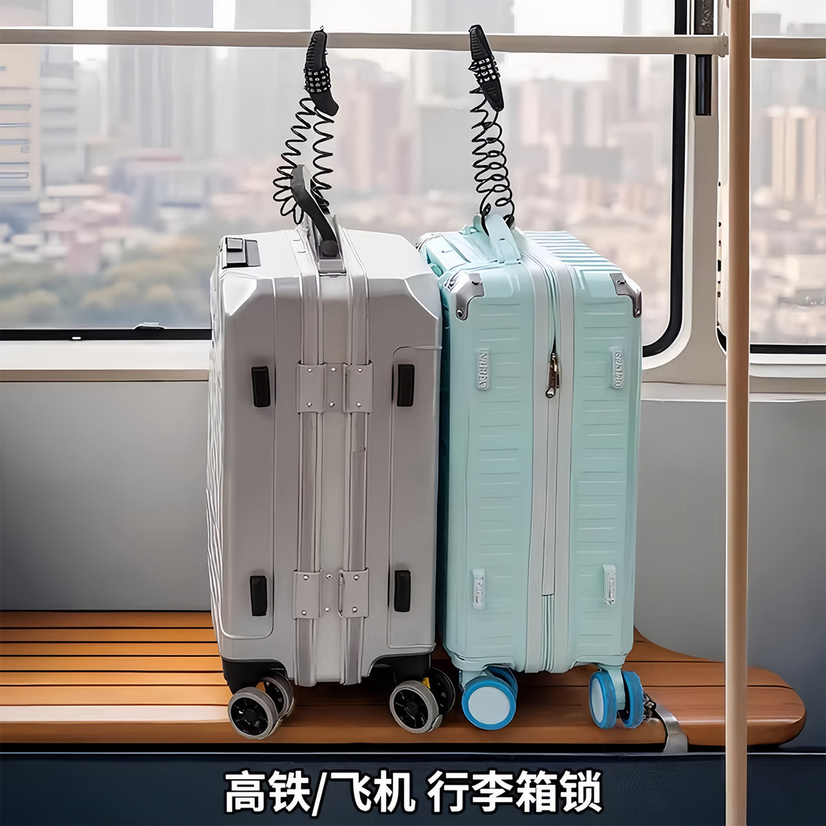 Suitcase Anti-Lost Password Lock Outdoor Travel Train Suitable for Security Anti-Theft Anti-Rust Portable Lock Padlock - image 2