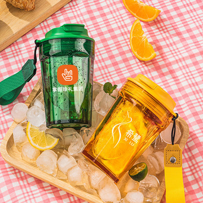 Coca-Cola Water Cup, High-Looking Octagonal Coffee Cup, Sports Portable Cup, Ins-Style Travel Plastic Cup, Gift Customization - image 1