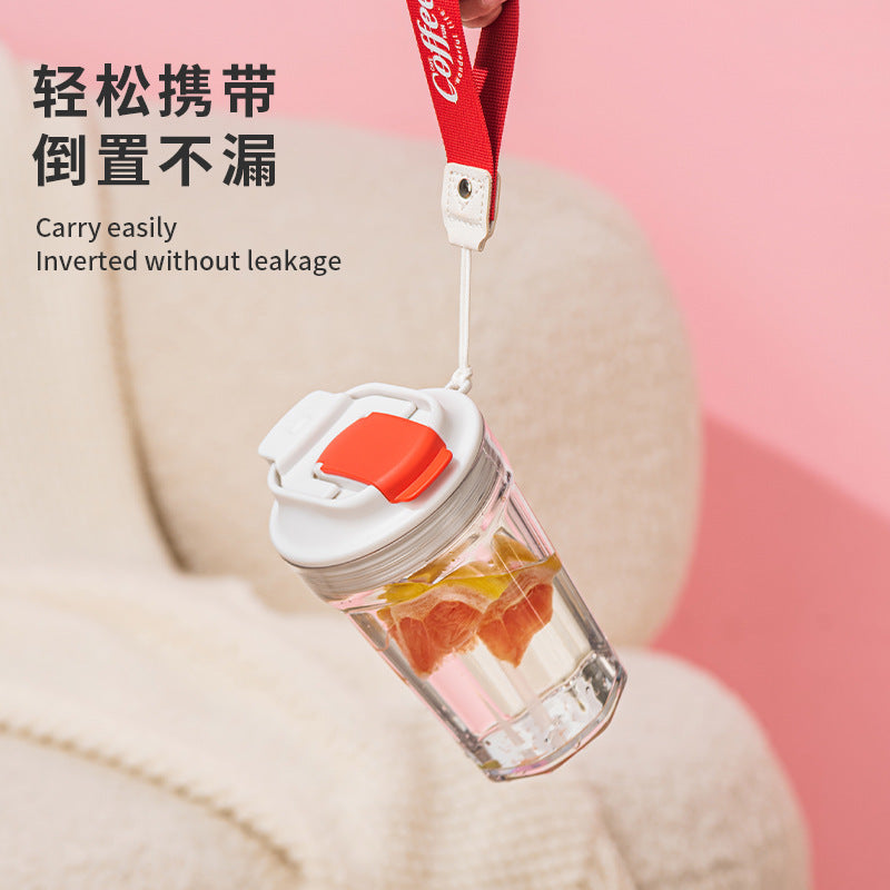 Coca-Cola Water Cup, High-Looking Octagonal Coffee Cup, Sports Portable Cup, Ins-Style Travel Plastic Cup, Gift Customization - image 3