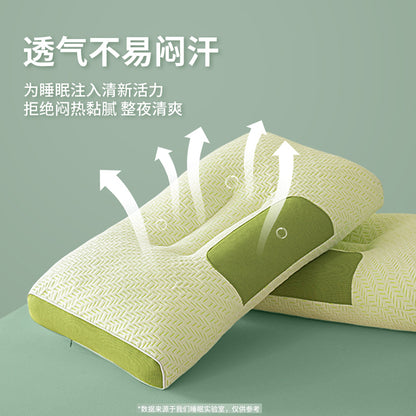 Bamboo Charcoal Anti-Mite Neck Pillow Pillow Core for Sleeping Home Use for a Pair of Single Male and Female Student Dormitories Without Collapse of the Whole H - image 3