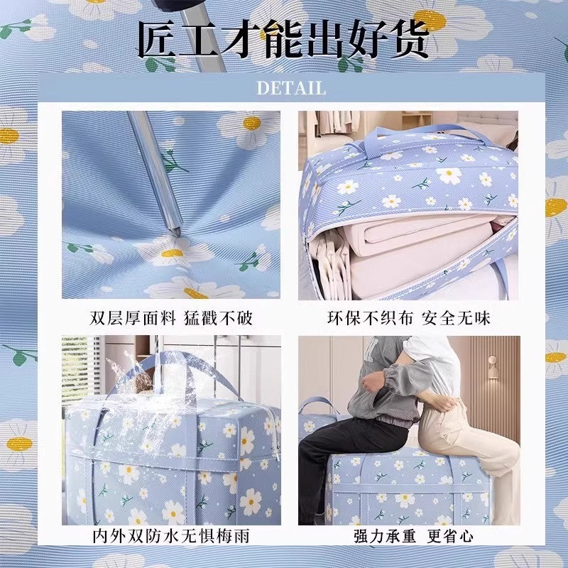 Moving Packing Bags for Clothes, Quilts, Storage Bags, Large Capacity, Waterproof and Moisture-Proof, Student Luggage Organizing Bags - image 4