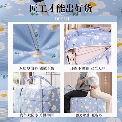 Moving Packing Bags for Clothes, Quilts, Storage Bags, Large Capacity, Waterproof and Moisture-Proof, Student Luggage Organizing Bags - image 4