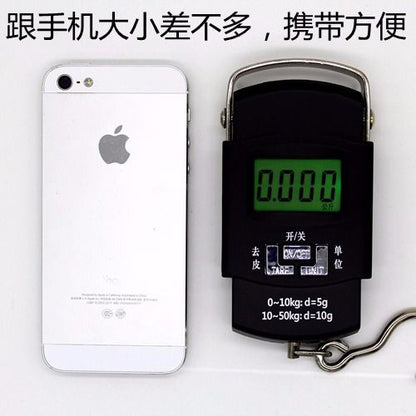 Portable Digital Scale 50kg Portable Hook Luggage Fishing Scale Small Cross-Border Spring High-Precision Manufacturer Food Scale - image 2
