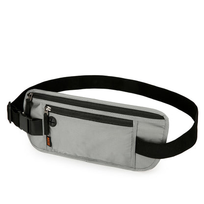 2026 New Model Mobile Phone Passport Document Bag Waist Bag Anti-Theft Rfid Waterproof Ultra-Thin Mobile Phone Waist Bag - image 5