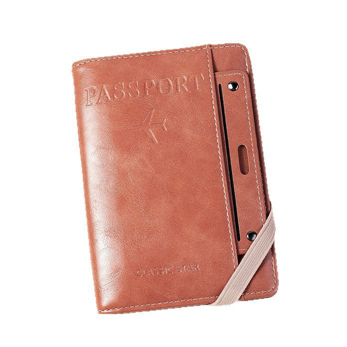 Passport Holder New Model Multifunctional Storage Card Holder All-In-One for International Travel Men and Women Passport Bag Ticket Holder Document Organizer - image 5