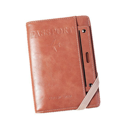 Passport Holder New Model Multifunctional Storage Card Holder All-In-One for International Travel Men and Women Passport Bag Ticket Holder Document Organizer - image 5
