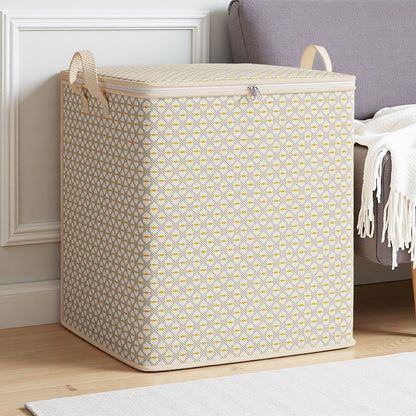 Jumbo Bedroom Storage Bag Organizer Box for Home Clothes, Gray Corrugated Packing Bag Factory Wholesale - image 3